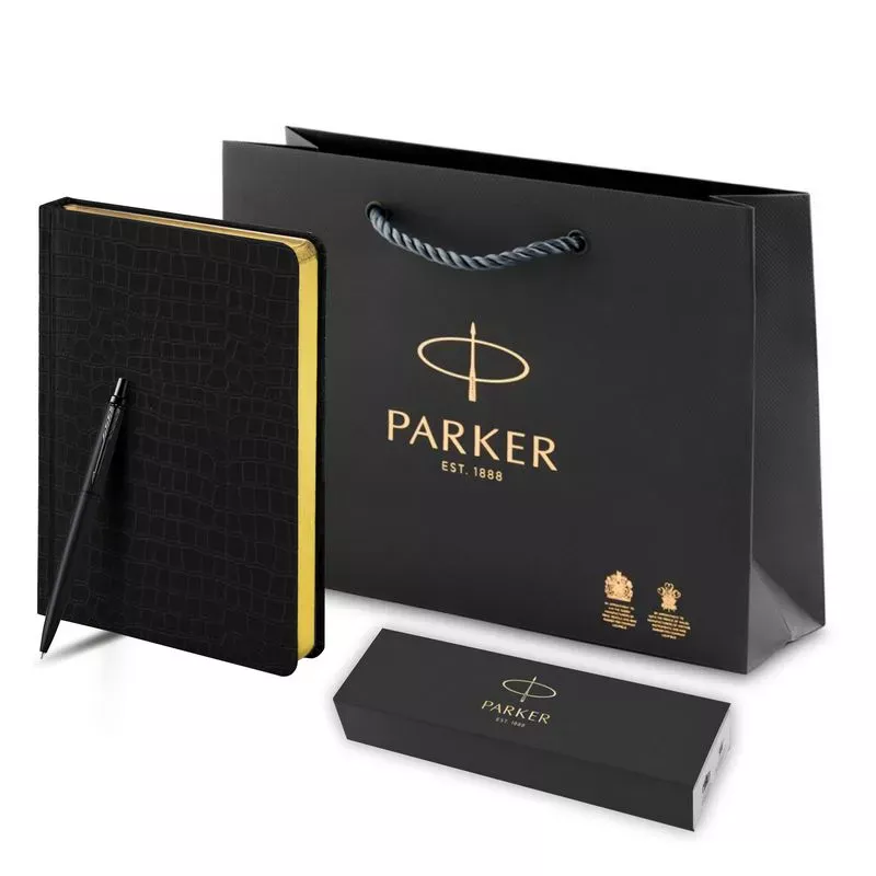 Parker Набор: Шар.руч Jotter XL SE20 Monochrome BlackBP(2122753) + Ежедн.черн. недат. (212_3_4942753)  Фото 5