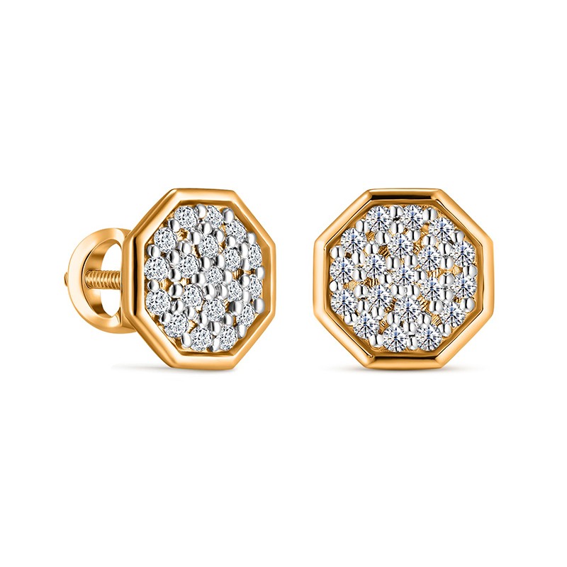 Купить ALROSA Diamonds 9P142H25S Пуссеты Ohmy Diamonds в Sibtime Фото 1 ALROSA Diamonds 9P142H25S Пуссеты Ohmy Diamonds Фото 1