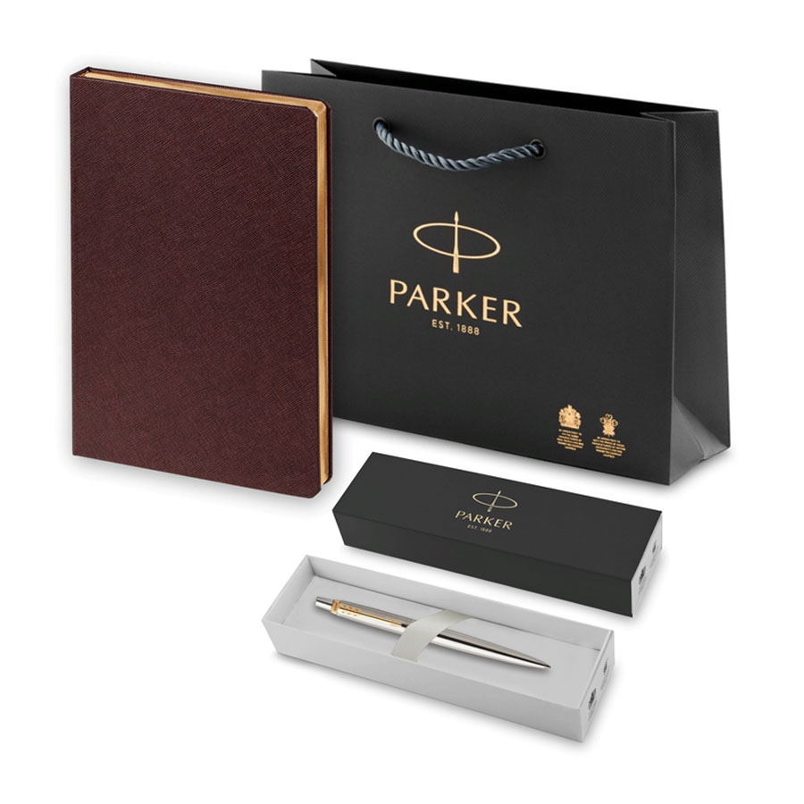 Parker Набор: Шарик. IM Premium Warm Silver GT RB (1931687) + Ежедн. недат.кор. + пакет(193349_41687) 