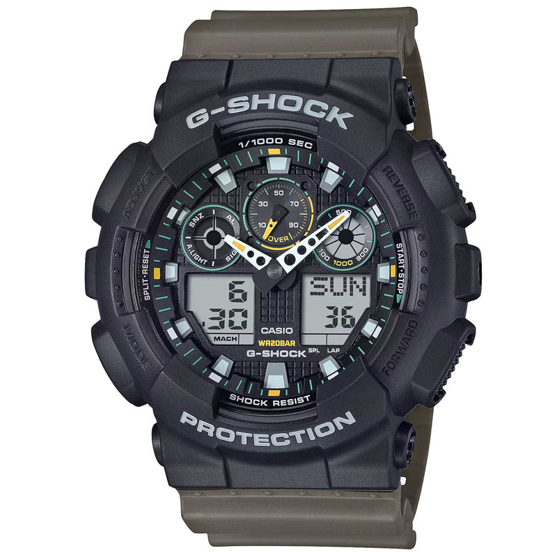 Casio G-Shock GA-100TU-1A3  Фото 1