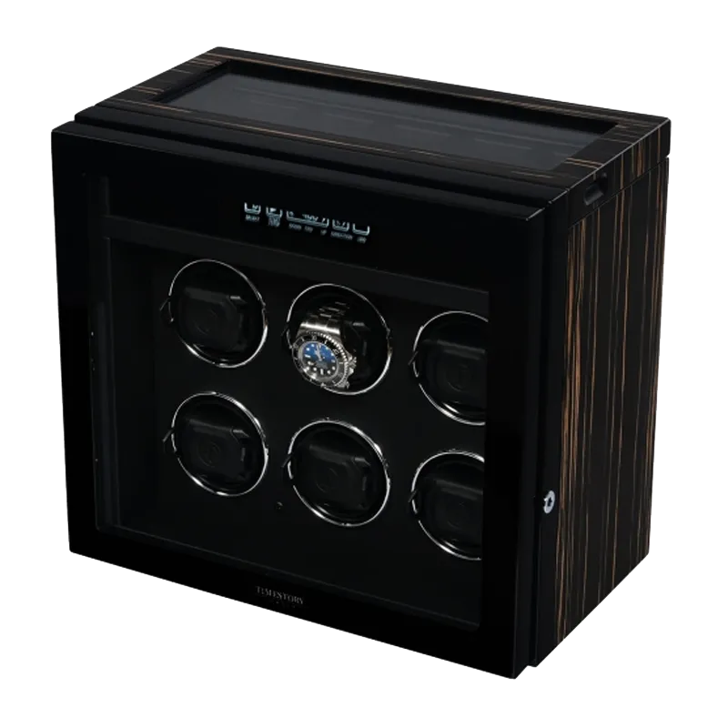 TIMESTORY Шкатулка для 6 часов с автоподзаводом TIMESTORY TSLW06S 