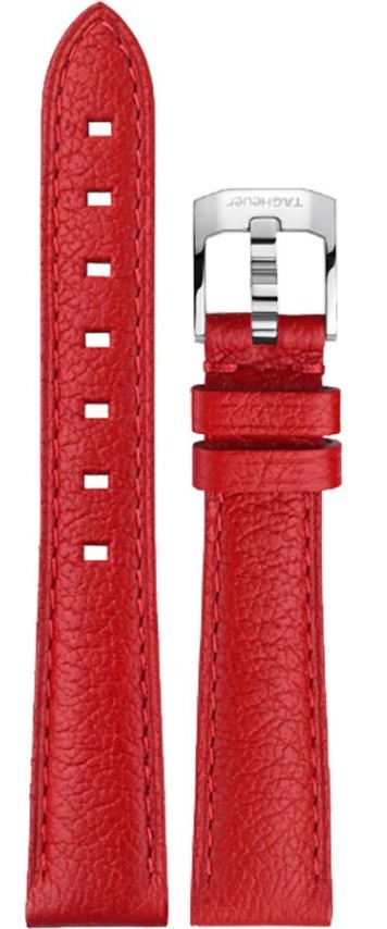 Tag Heuer Ремень красный кожа 17мм Tag Heuer Formula 1 Quartz WBJ131(BC0931)  Фото 2