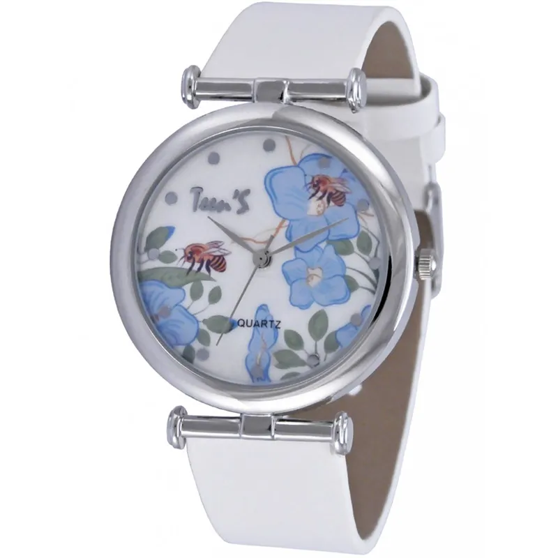 Тик-Так Н736 белые/голубые цветы 