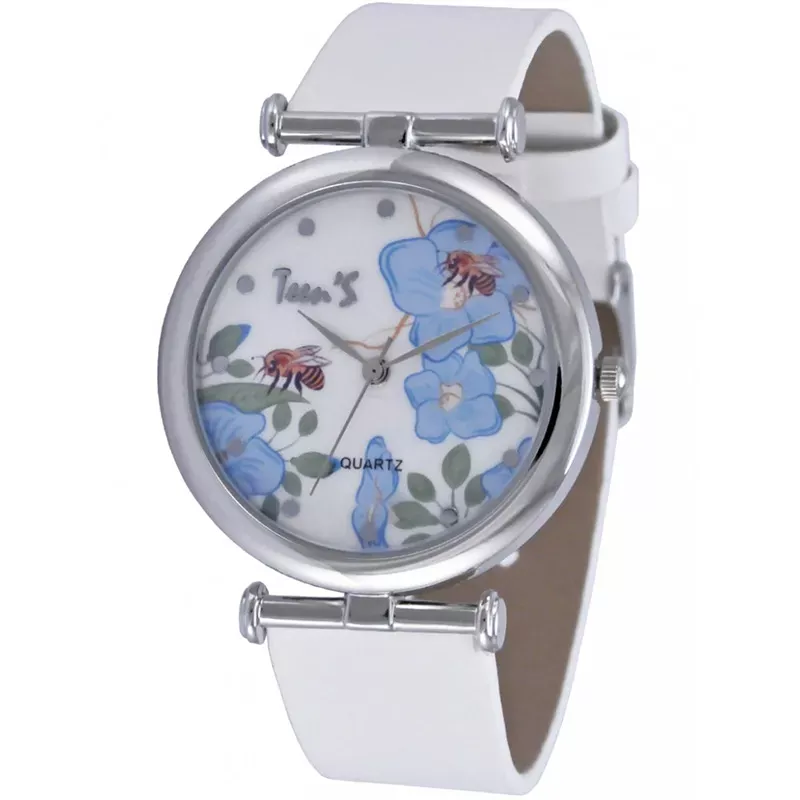 Тик-Так Н736 белые/голубые цветы 