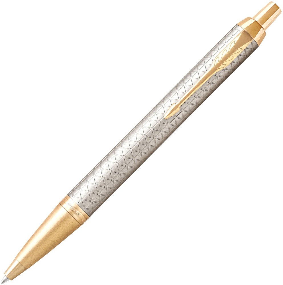 Parker K323 IM Premium Warm Silver (Grey) GT BP (1931687)  Фото 1