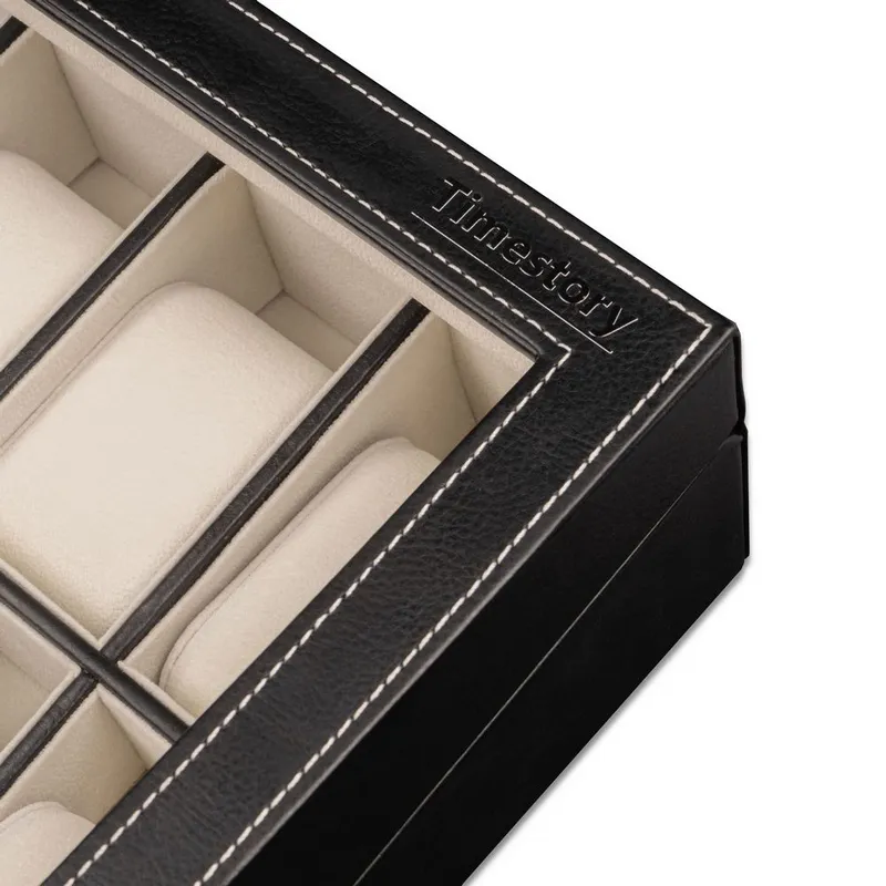 TIMESTORY Шкатулка для 10 часов TIMESTORY TSLR010BW  Фото 2