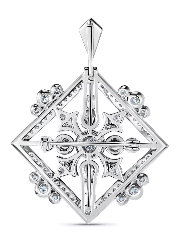 ALROSA Diamonds BH141D21S Брошь-подвеска  Фото 3