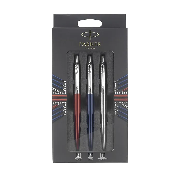Parker Набор Jotter London Trio: шар.ручка + гел.ручка + мех. карандаш, европодвес  (2032740)  Фото 1