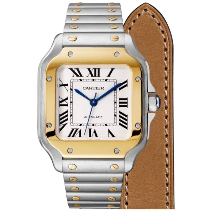 Cartier W2SA0007 + 1 сменный ремень и клипса (111558YX)  Фото 1