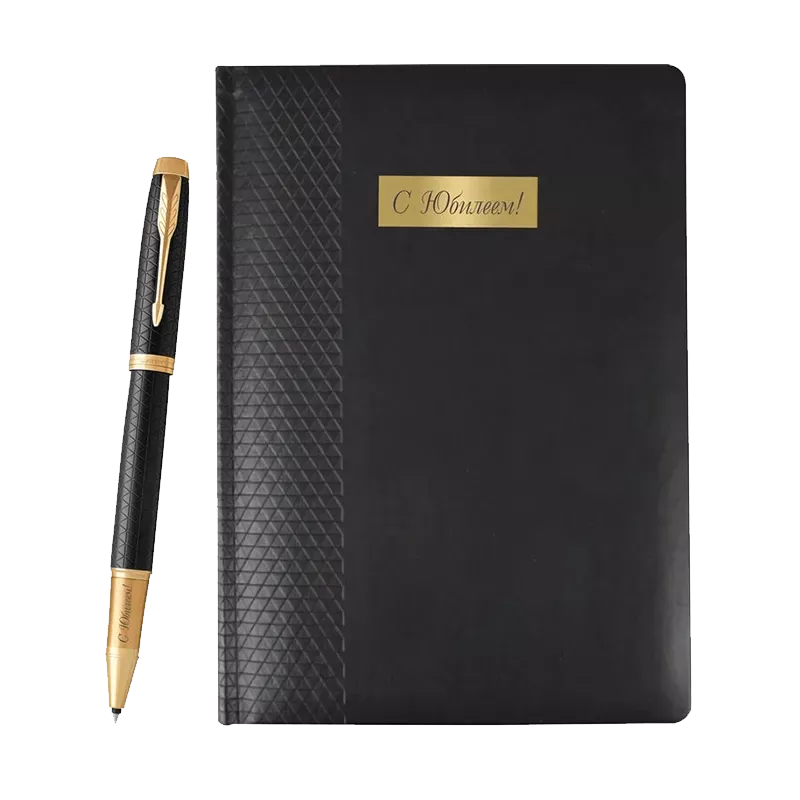 Parker Набор: Роллер IM Premium Core Black GT RB (1931660) + Ежедн. черн. рифл.+ пакет (1931660MAL)  Фото 1