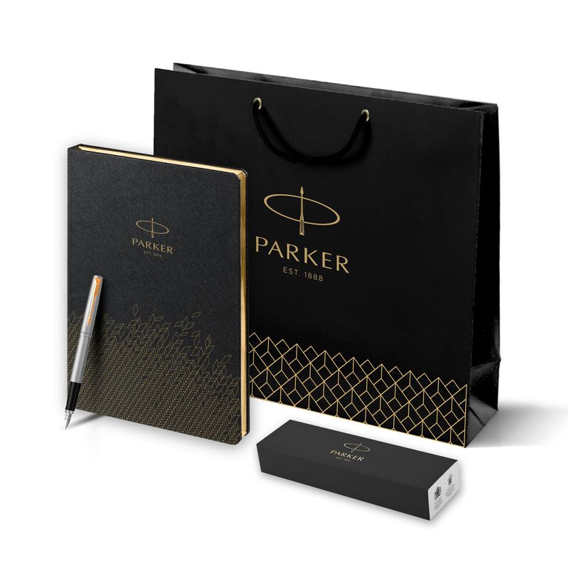 Parker Набор:Пер.ручка Parker Jotter Stainless Steel GT  (2030948) +Ежедн.черн. недат. (2031110_5330948)  Фото 8