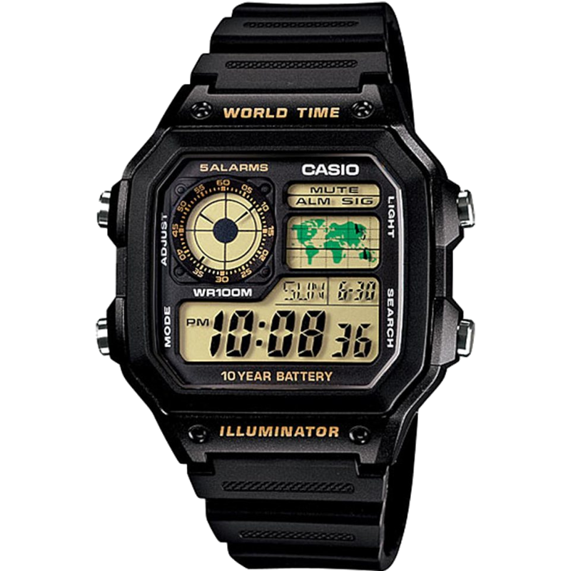 Casio Collection AE-1200WH-1B 