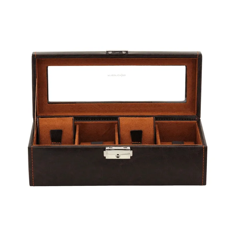 Friedrich Шкатулка для 4 часов Friedrich Lederwaren 20086-3  Фото 2