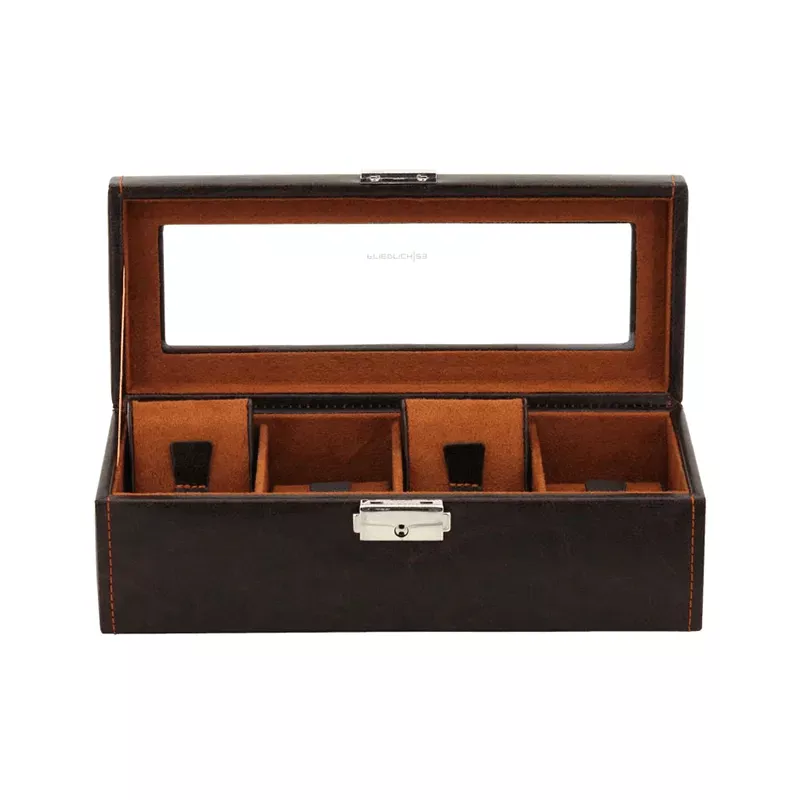 Friedrich Шкатулка для 4 часов Friedrich Lederwaren 20086-3  Фото 2