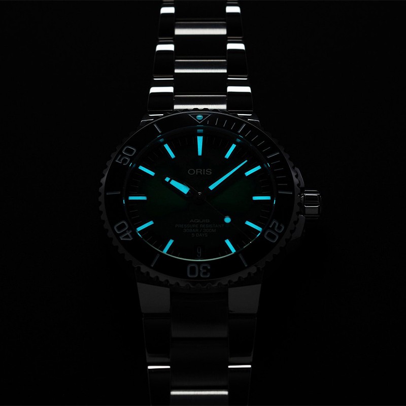 Наручные часы  Oris 400 7763 4157-07 8 24 09PEB Aquis Фото 7