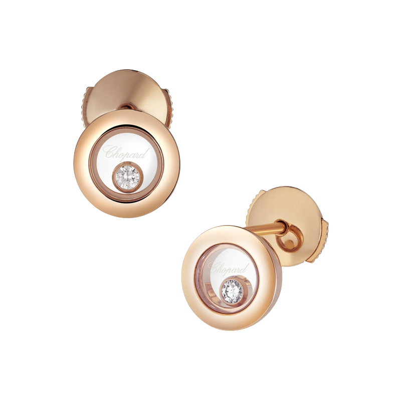 Купить Chopard 83A017-5001 Серьги Icons Round в Sibtime Фото 1 Chopard 83A017-5001 Серьги Icons Round Фото 1