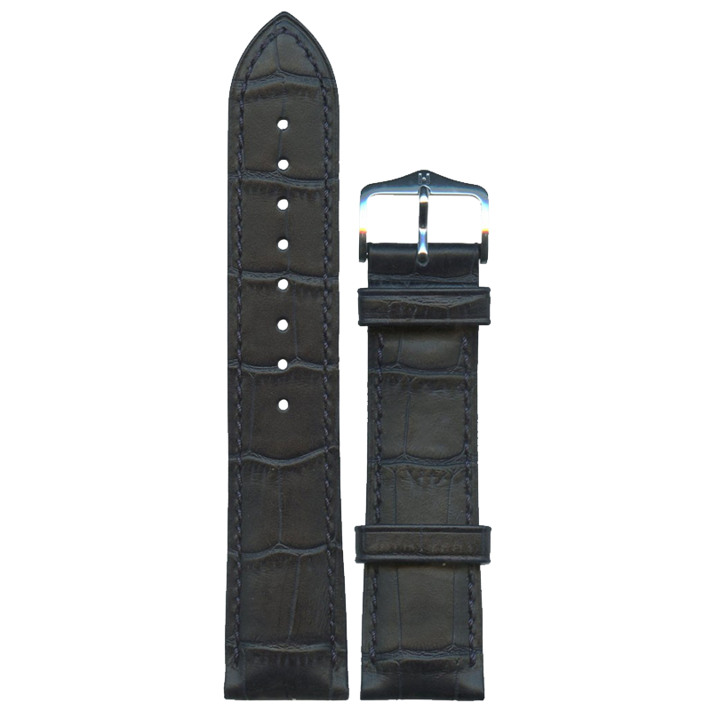 HIRSCH Ремешок 0102 80 80 22 Silver Sette Duke 