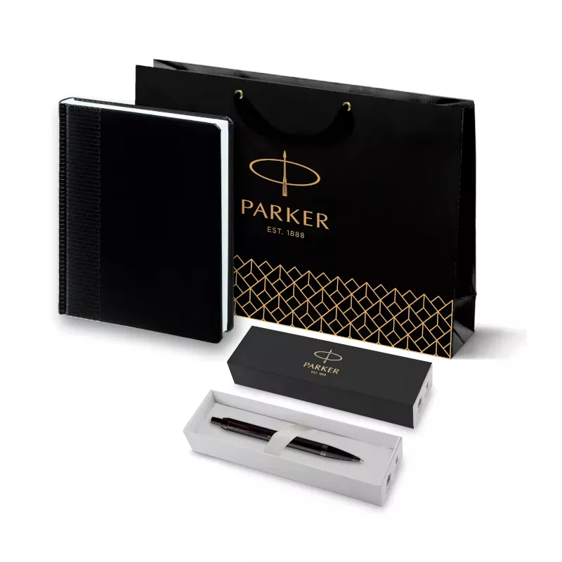 Parker Набор: Шариковая ручка IM MBLK BT  BP (2127618) + Ежедневник черный (2127618 + 2645.30)  Фото 1