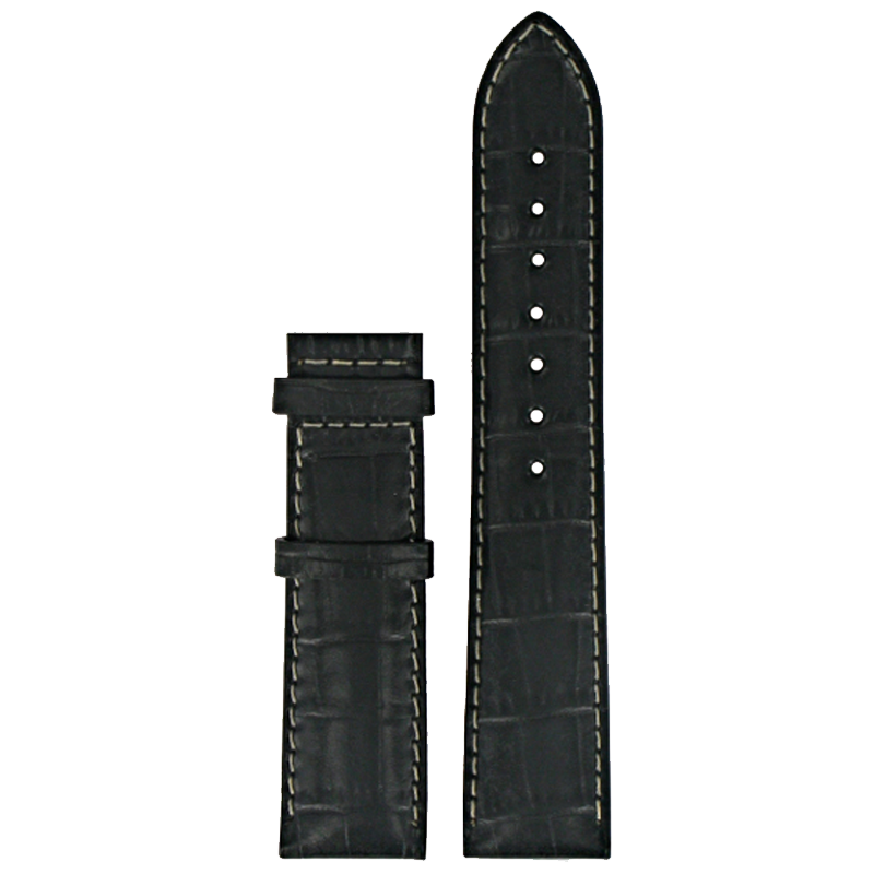 Certina C610014938 Ремешок черный с прострочкой, без замка 
