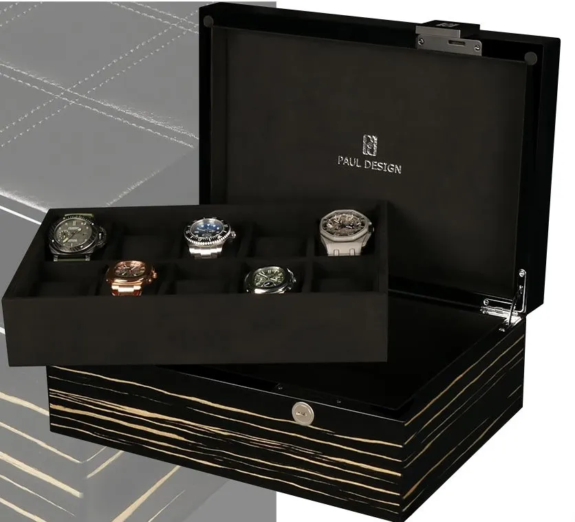 PAUL DESIGN Шкатулка для 10 часов PAUL DESIGN Collector10HBs  Фото 2