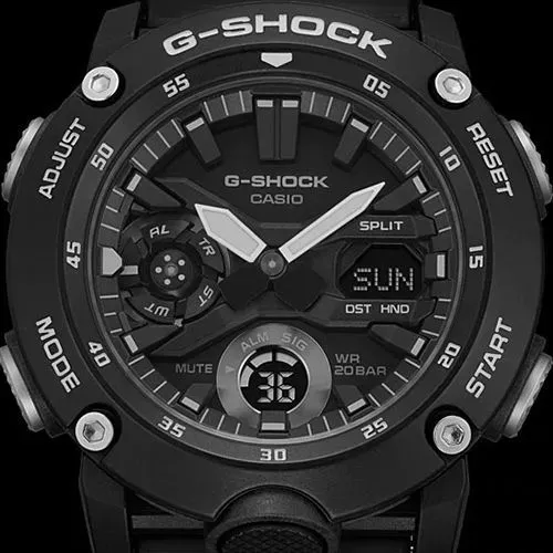 Casio G-Shock GA-2000S-1A не использовать.  Фото 2