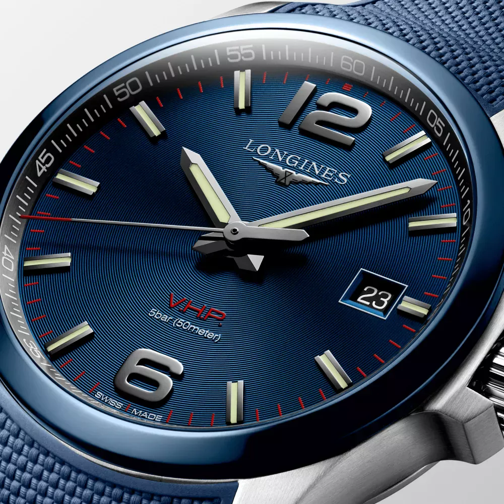 Наручные часы  Longines L3.729.4.96.9 Conquest Фото 2