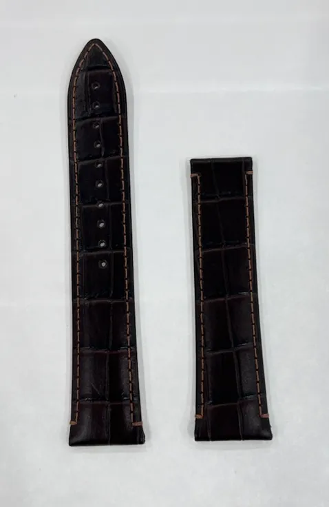 Oris Ремень коричневый кожанный без клипсы Oris (581 7592 6351 LS) 