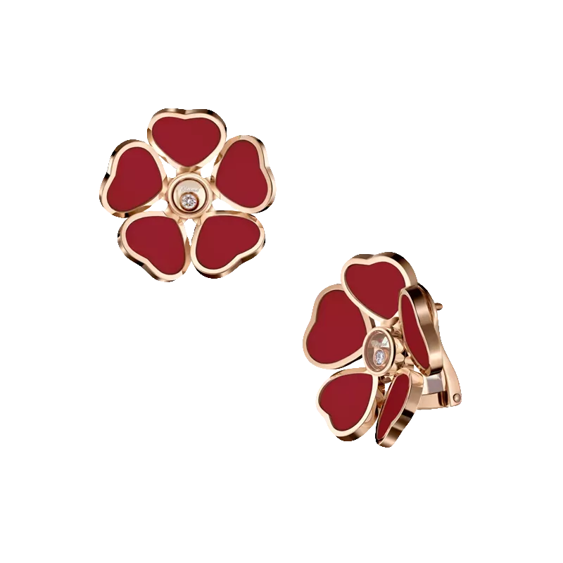  Chopard 84A085-5811 Серьги Happy Hearts Flowers Фото 1