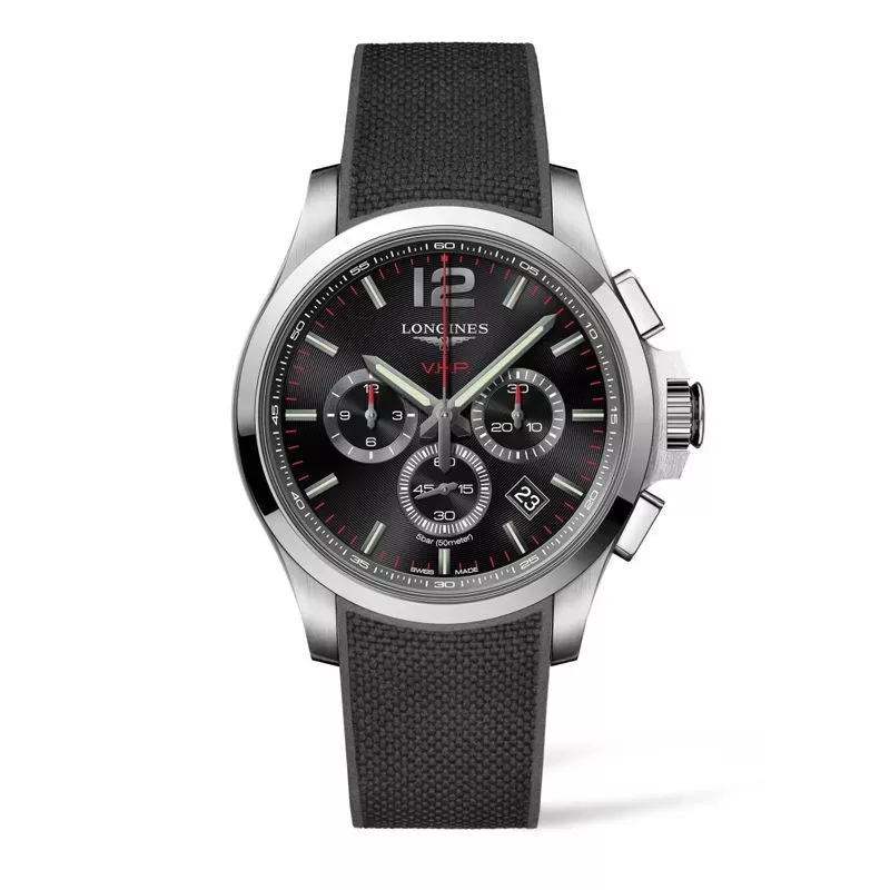 Наручные часы  Longines L3.727.4.56.9 Conquest Фото 2