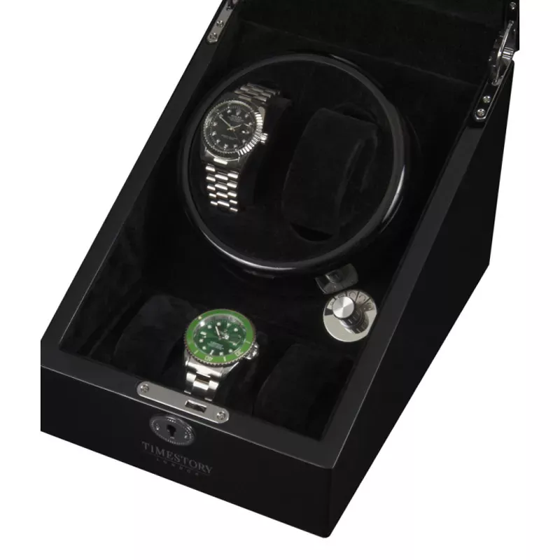 TIMESTORY Шкатулка для 2 часов с автоподзаводом  TIMESTORY TSAT02BV  Фото 4
