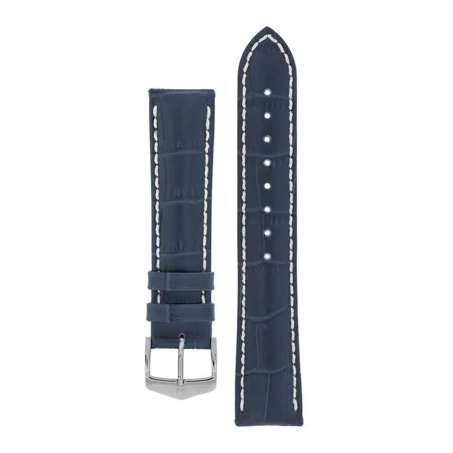 HIRSCH Ремешок 1030 28 80 19  Silver Sette Modena 