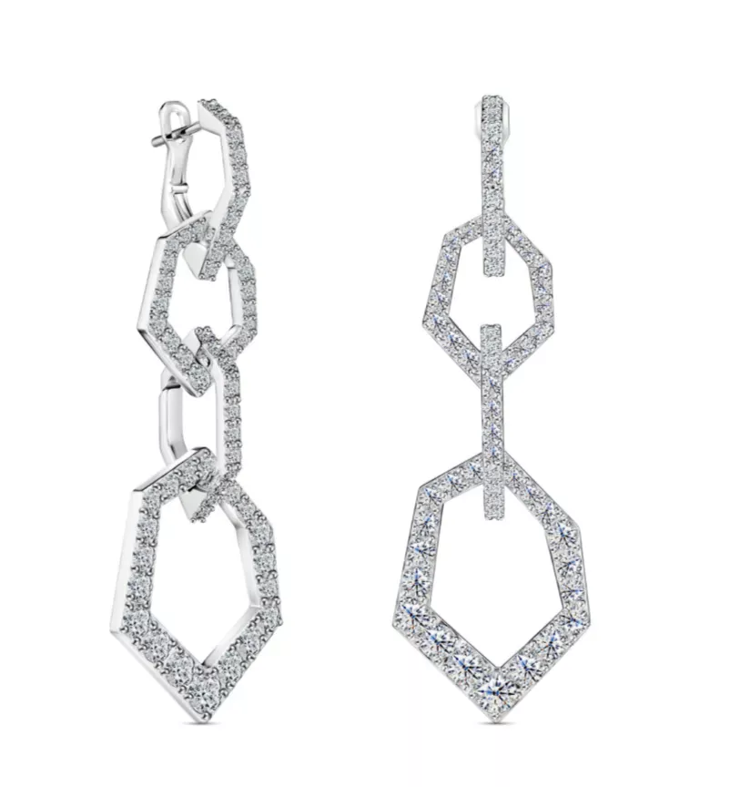 ALROSA Diamonds 1L287D11S Серьги  Фото 1