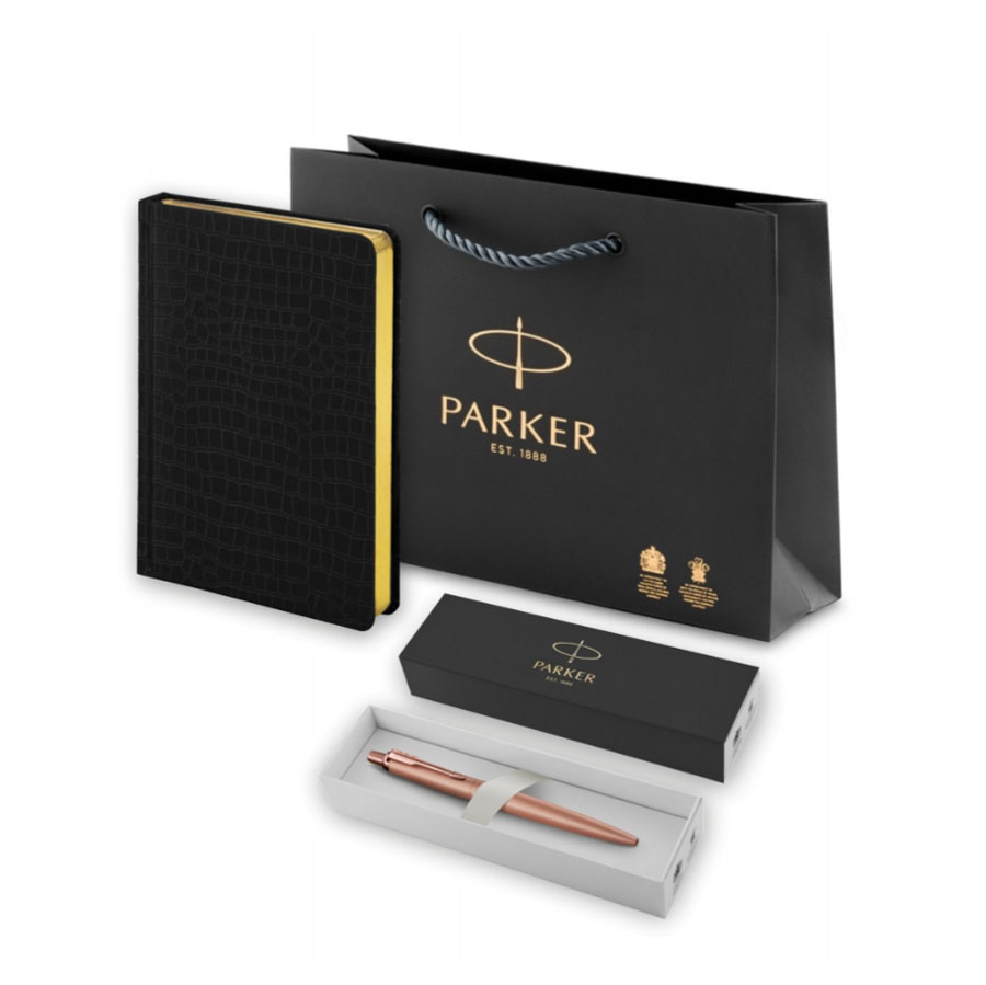 Parker Набор: Шар.руч Jotter XL SE20 Monochrome Pink Gold BP(2122755) + Ежедн. недат.черн.(212_3_128022755) 