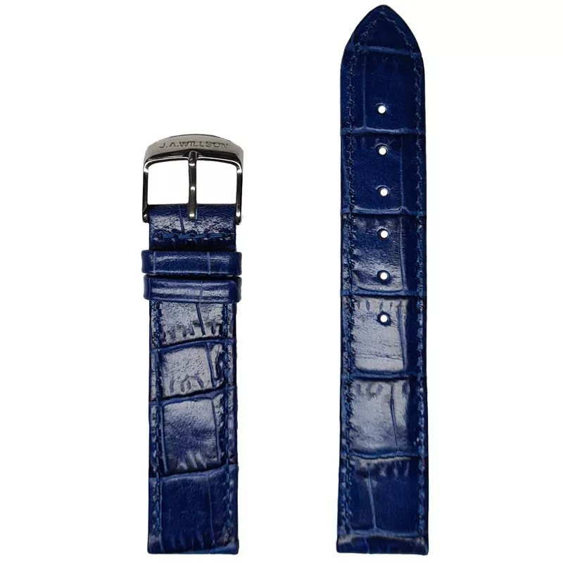 J.A.WILLSON G162/SCH-4019/18 Ремень под аллигатор. т.синий 19х18мм 