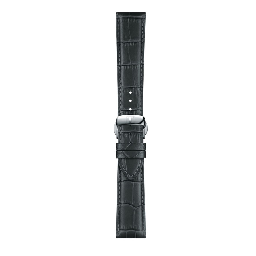 Tissot T852045750 Ремень серый п/аллиг. с клипсой 21х18 (T610045751) 