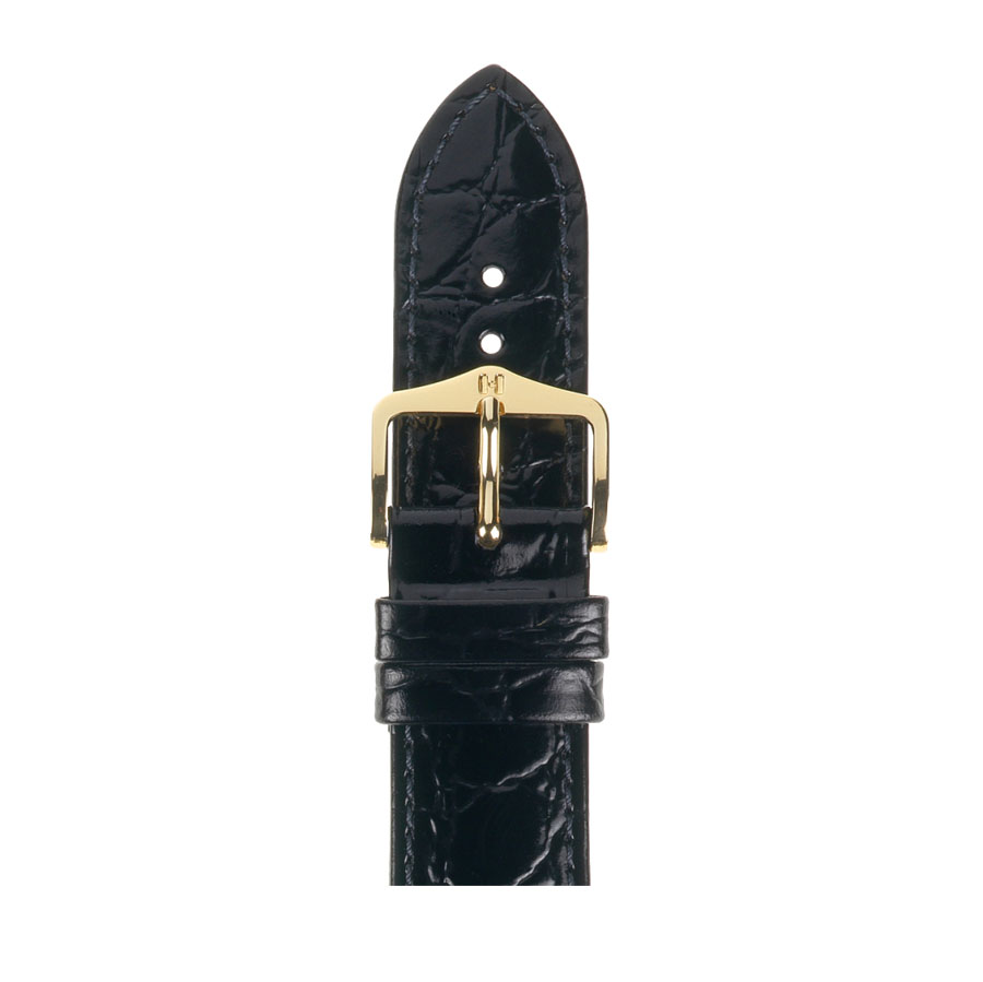 HIRSCH Ремешок 1230 28 50 10 Gold Sette Crocograin 