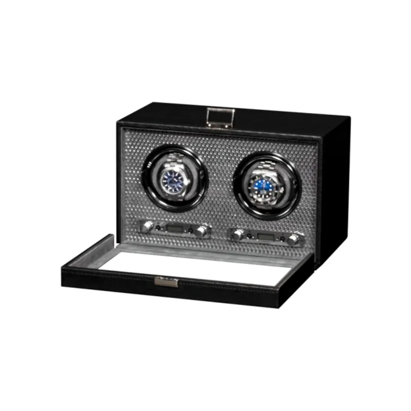 Luxewood Шкатулка для 2 часов с автоподзаводом  TIMESTORY TSBD02VBL  Фото 1