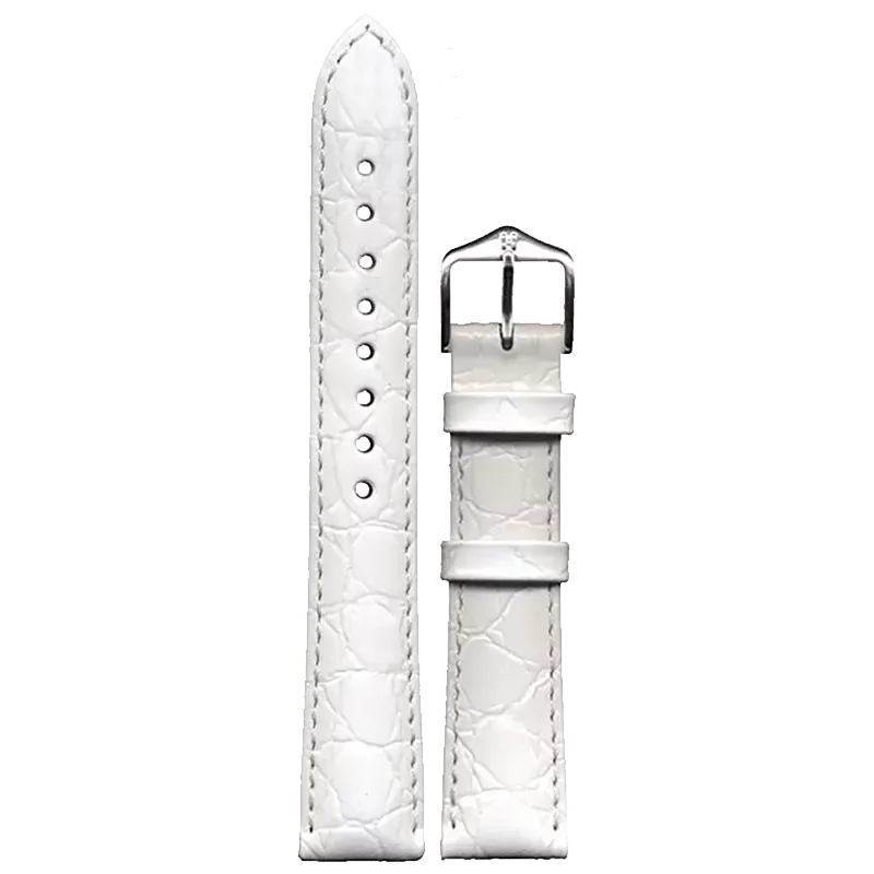 HIRSCH Ремешок 1230 28 00 16 Silver Sette Crocograin 