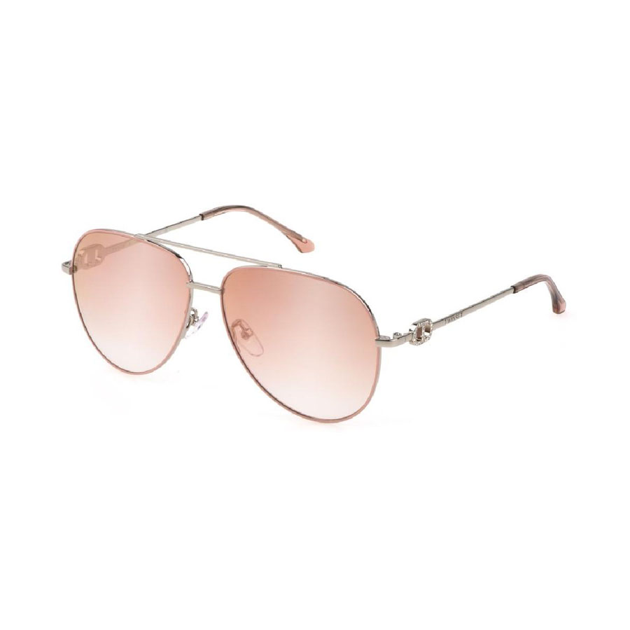 TWINSET STW005S, SHINY PALLADIUM W/BEIGE PARTS, SMOKE GRADIENT/MIRROR GOLD 