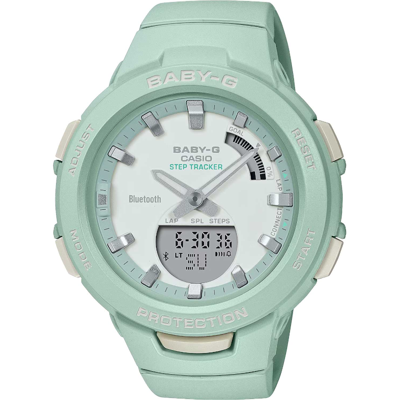 Купить Наручные часы Casio Baby-G BSA-B100CS-3A в Sibtime Наручные часы Casio Baby-G BSA-B100CS-3A