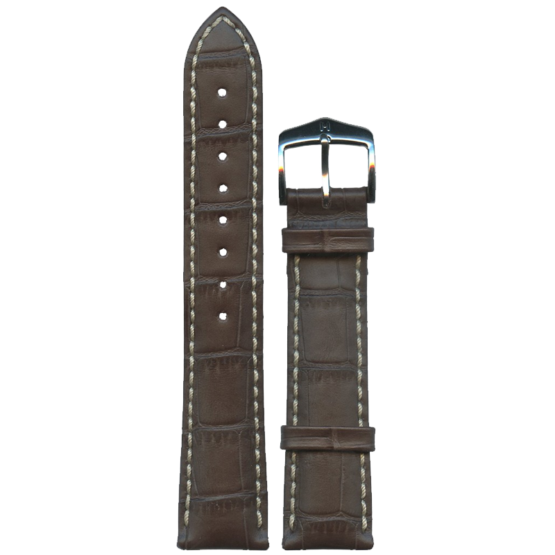 HIRSCH Ремешок 1030 28 10 20 Silver Sette Modena 