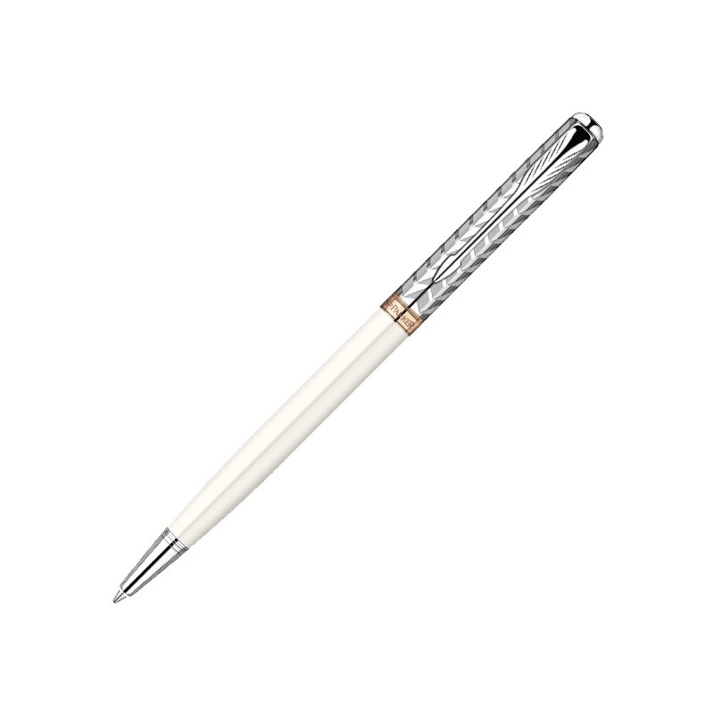 Parker K436 Sonnet Metal&Pearl CT BP тонкая (S0947350)  Фото 1