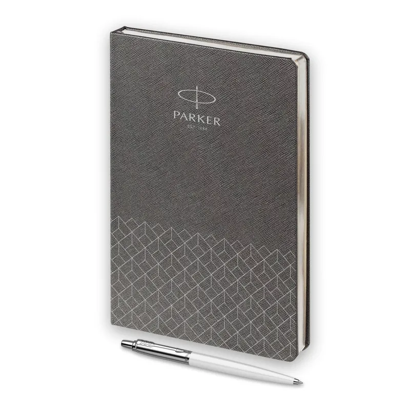 Parker Набор:Шар.ручка K60 Jotter Special White CT BP (0032930) + Ежедн. серый недат. (R0031110_5102930)  Фото 9