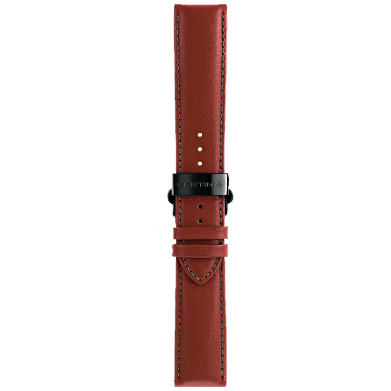 Certina Ремень Certina 22мм коричн. C001.647 черная клипса (C600021412) 
