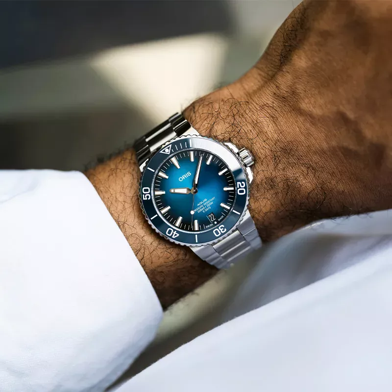 Наручные часы  Oris 400 7763 4135-07 8 24 09PEB Aquis Фото 2