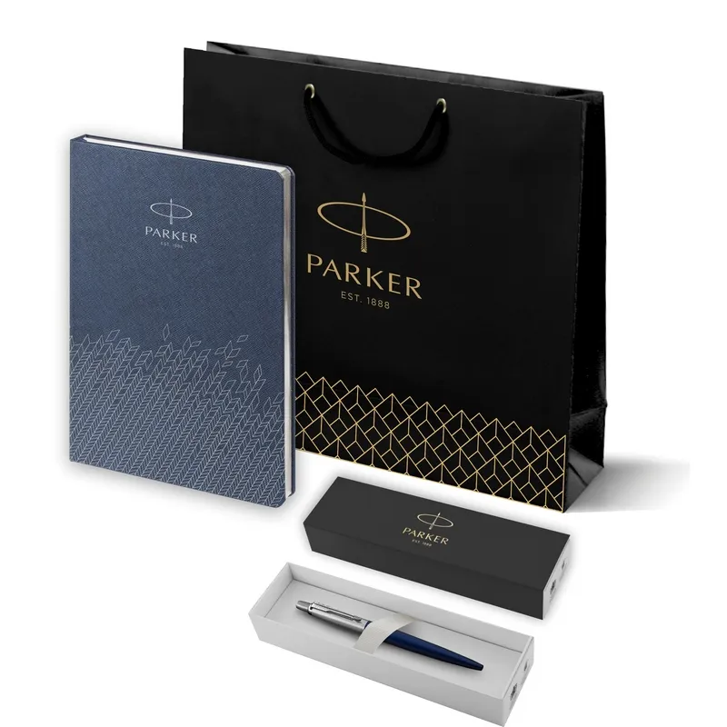 Parker Набор:Шар.ручка Jotter Royal Blue CT BP (1953186) + Ежедневник синий недат. (PL1951110_5403186)  Фото 1