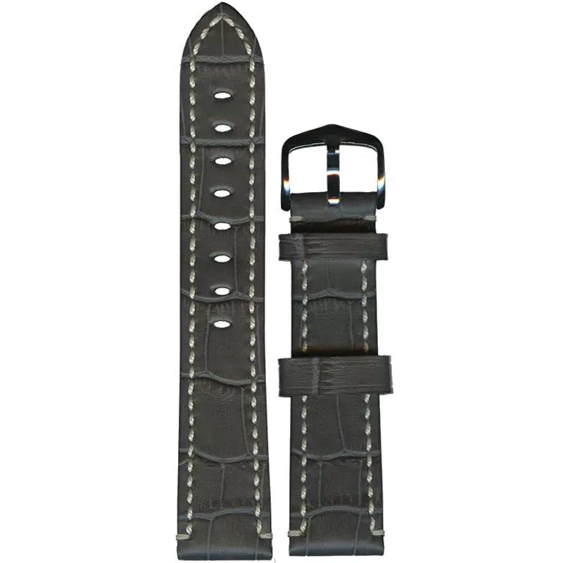 HIRSCH Ремешок 1090 28 30 28 Silver Sette Knight 