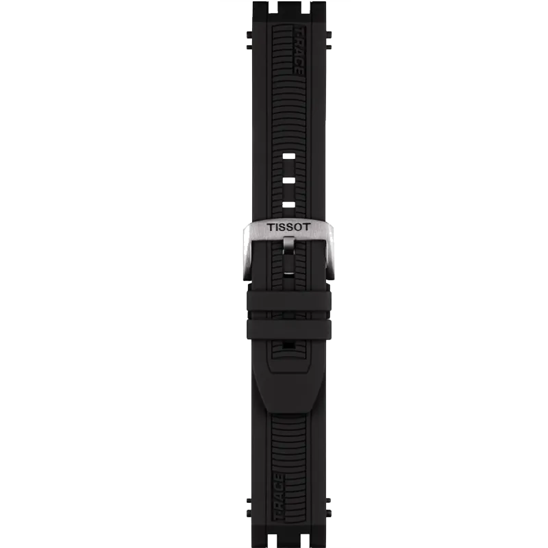 Tissot T603041963 Ремень черный, силик. 