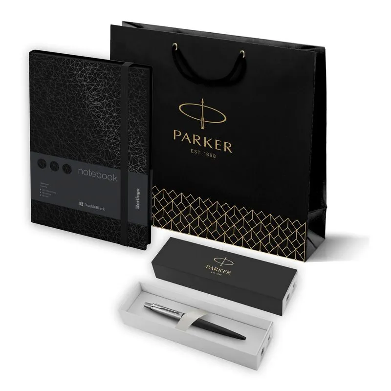 Parker Набор:Шар. руч Jotter Special Black CT BP (R0033010) и Ежедневн. недат.черн.срез  (R00322_083173010)  Фото 1