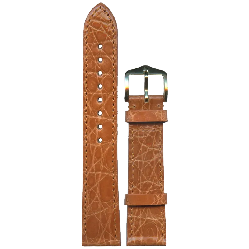 HIRSCH Ремешок 1890 08 76 18 Gold Sette Genune Croco 